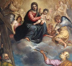 Tiziano Vecellio, Madonna con Bambino i gloria e Santo Pietro e Andrea