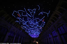 I ghirigori luminosi nella Galleria Subalpina di Torino (Foto Redazione web - www.comune.torino.it)