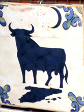 Toro azulejo