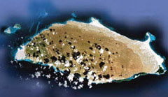 Tortuga Tortuga, vista satellitare
