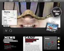 La tavola da neve corre sul web