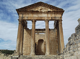 Il tempio della triade capitolina di Dougga