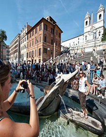 Turisti stranieri in Italia, cosa resta sul territorio