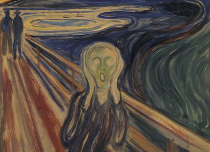 Particolare del celebre dipinto  (Credits: EPA /Munch-Museum /De Jong)