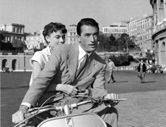 Gregory Peck e Audrey Hepburn in 