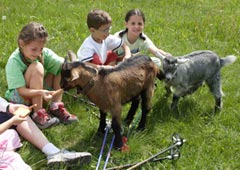 L'esperienza del contatto per i bambini (Foto: Valerio Banal)