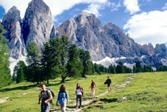Uno dei sentieri guidati nella Valle Isarco