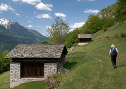 Il sentiero escursionistico della via Bregaglia