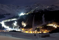 Val Chiavenna in notturna