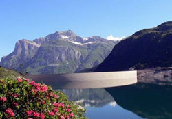 Il lago artificiale in Val di Lei (Foto: valdilei.it)