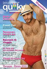 Valerio di "Amici", testimonial delle vacanze gay