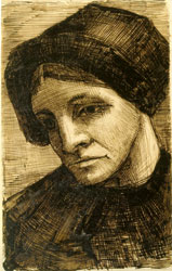 Vincent van Gogh, Testa di donna, 1883, Kröller Müller Museum, Otterlo
