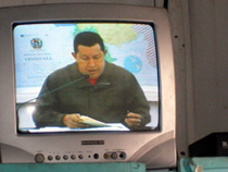Il presidente del Venezuela Hugo Chávez