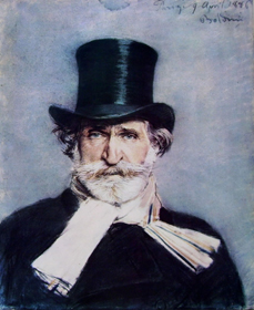Giovanni Boldini, Ritratto di Giuseppe Verdi, 1886, Galleria d'Arte Moderna, Roma