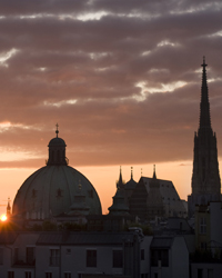 L'alba sulla Cattedrale di Santo Stefano