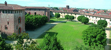 Il Castello dall'alto. Fonte: Città Di Vigevano