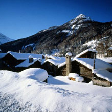 Villaggio di Crétaz. Foto: Archivio fotografico AIAT Cogne