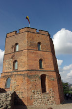 Dalla torre di Gediminas si gode uno splendido panorama della città