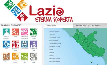 Il Lazio ha una nuova pagina sul web