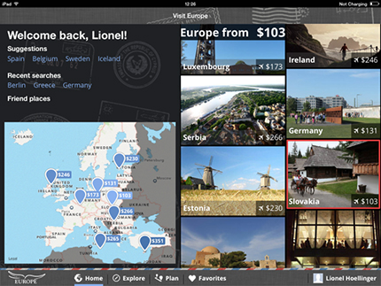 L’app VisitEurope ottiene l’Ulysses Award