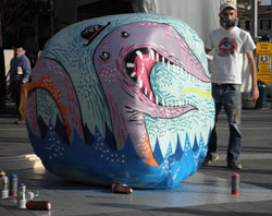 I Promessi Sposi, non le solite "balle" 4 Un writer all'opera