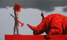 Zhen Hong Xiang. Tragedy 2000, courtesy Fu Xin Gallery Shangai