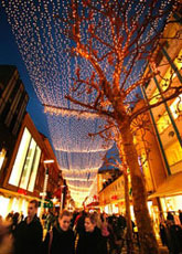 Luminarie di Natale in centro