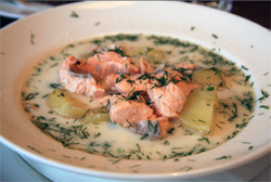 Zuppa di salmone (Foto: Marita Haukemaa)