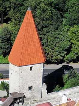 Estonia,-Tallinn,--da-campanile-St-Olaf