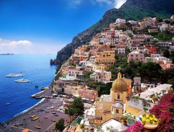 Turisti Positano Campania