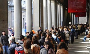 Uffizi di Firenze: “Abbattere le code è il primo obiettivo” 1 Musei-coda-agli-Uffizi