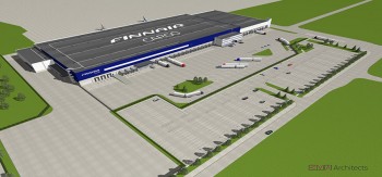Il-nuovo-terminal-merci-di-Finnair,-progetto