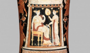 Polignano, dopo due secoli, ritorna il Gran Vaso Loutrophoros 2 Un particolare del Gran Vaso