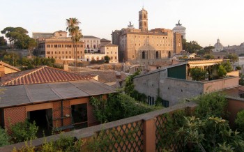 Grande bellezza Roma veduta dal terrazzo casa Scelsi