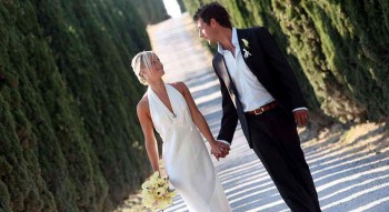 wedding in tuscany, cipressi