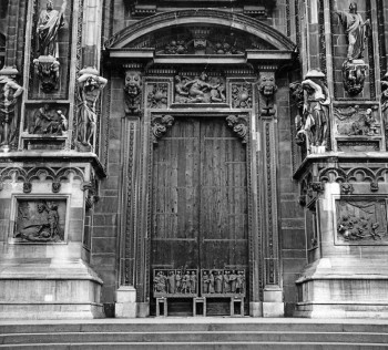 Giannino Castiglioni formelle porta del Duomo