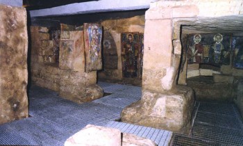 Affreschi cripta santa maria degli angeli