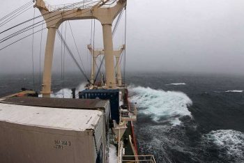 Antartide, tempesta nel Mare di Ross