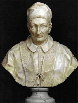 Busto in marmo di papa Benedetto XIII
