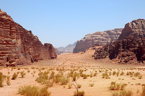 canyon Giordania deserto Wadi-Rum