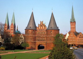 Lubecca Holstentor porta ingresso alla citta