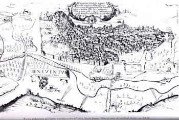 Benevento piantina del 1700