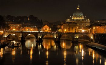 Arrivederci Roma Lungotevere-by-night