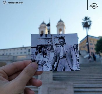 Festa vacanze-romane-torna-alle-scalinate-di-trinita-dei-monti-per-celebrare-gregory-peck