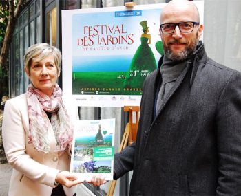 Festival des Jardins presentazione-del-festival-des-jardins-a-milano-la-vice-presidente-del-comite-regional-du-tourisme-cote-dazur-con-il-direttore-di-atout-france-milano-frederic-meyer