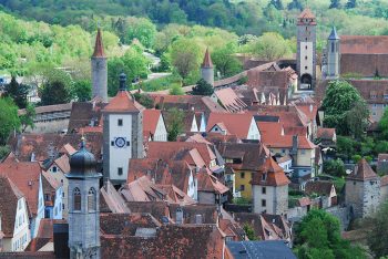 Rothenburg ob der Tauber panorama