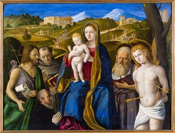 mostre a Conegliano: Bellini Santacroce Madonna-con-Bambino-e-santi