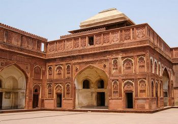 Forte rosso di Agra: palazzo Kahas Mahal