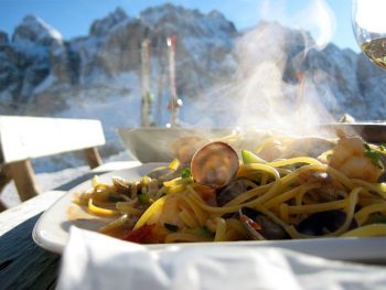 Sciare con gusto Alta-badia-piatti-gourmet