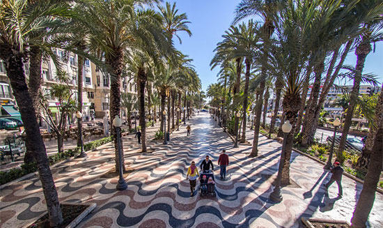 città europee Alicante Explanada